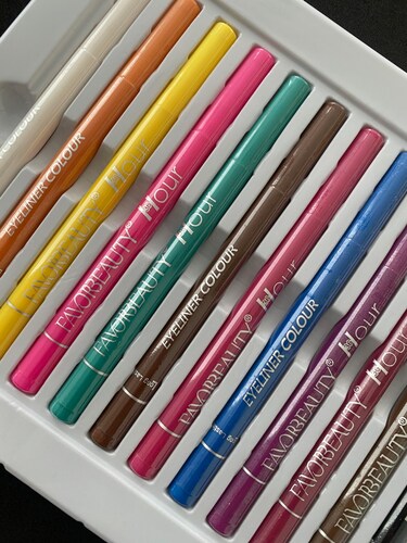 Paquete De 12 Delineadores De Colores En Plumón 36h.