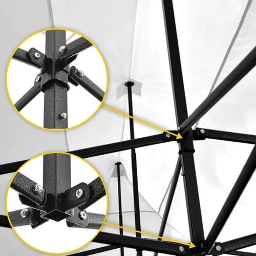 Toldo Carpa 6x3 Metros Paredes Impermeable Contra Rayos Uv.