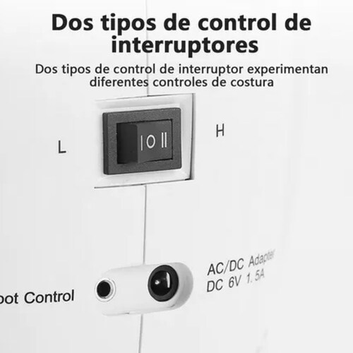 Máquina De Coser Eléctrica Portátil 12 Puntada+placa Soporte