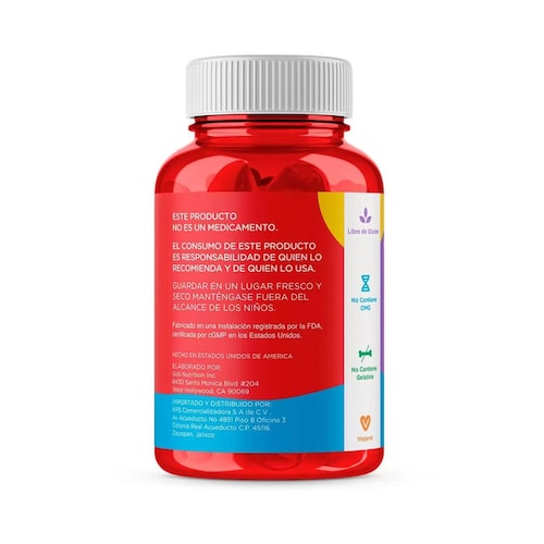 Gomitas Complete Kiddo Multi Para Niños Golí 80 Pzas