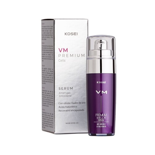 Serum anti edad con células madre, resveratrol y ácido hialurónico 30 ml, KOSEI VM PREMIUM CELLS
