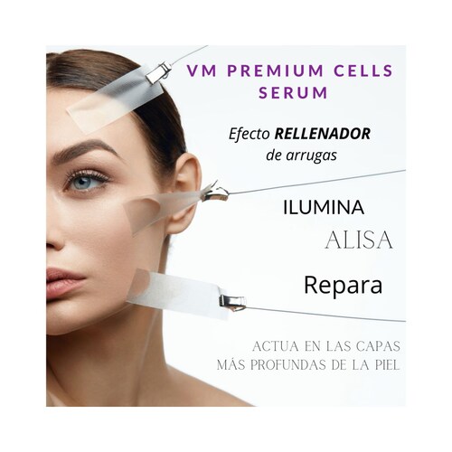 Serum anti edad con células madre, resveratrol y ácido hialurónico 30 ml, KOSEI VM PREMIUM CELLS