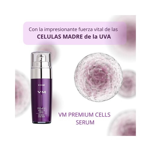 Serum anti edad con células madre, resveratrol y ácido hialurónico 30 ml, KOSEI VM PREMIUM CELLS