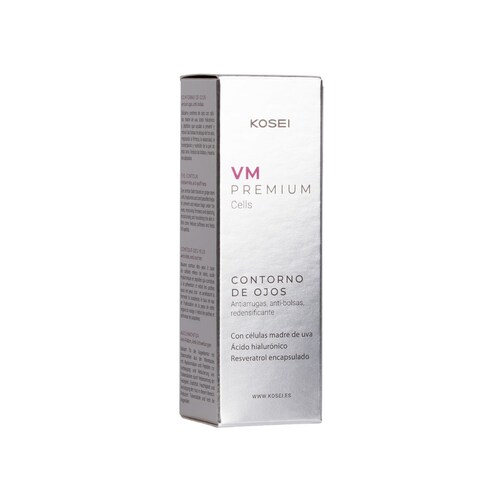 Crema contorno de ojos con células madre y ácido hialurónico al 3%,  30 ml, KOSEI VM PREMIUM CELLS