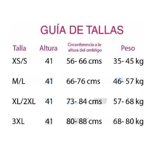 Panty Faja Calzón Levanta Pompa Doble Compresión Reductora Nude M/L