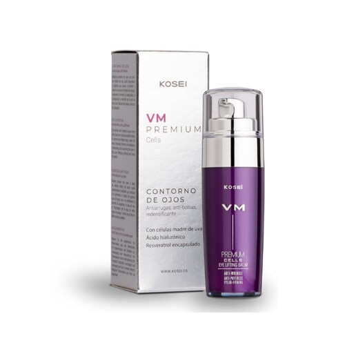 Crema contorno de ojos con células madre y ácido hialurónico al 3%,  30 ml, KOSEI VM PREMIUM CELLS