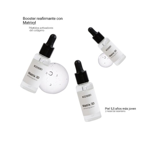 Serum reafirmante facial 30 ml, KOSEI Matrix 3D.