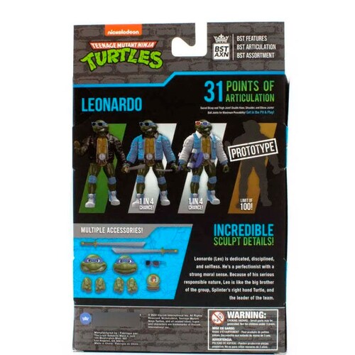 Tortugas Ninja Leonardo STREET STYLE