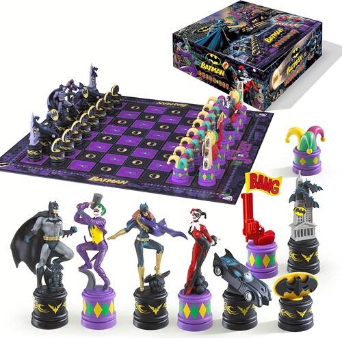 Juego de ajedrez de Batman vs El Guasón)