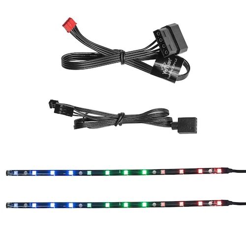 Kit de Ventiladores ARGB Yeyian Typhoon 120mm Tiras Led y Control Remoto 