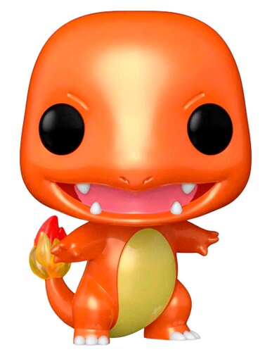 Funko Pop Charmander Metallico #455 Pokedex Kanto 004 Pokemon Anime Original