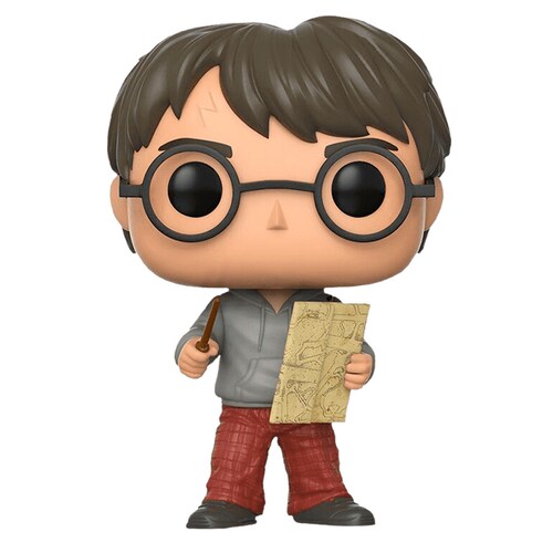Funko Pop Harry Con Mapa Del Merodeador #42 Wizarding World Figura Original