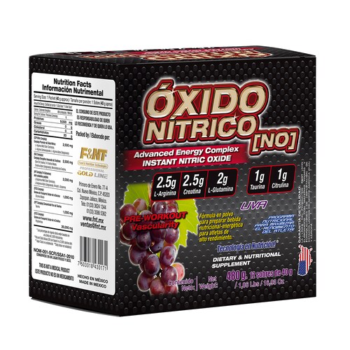 Óxido nítrico 12 sobres de 40gr