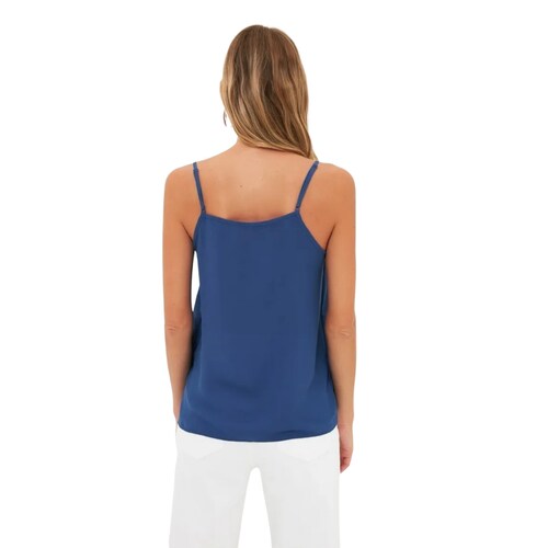 Blusa Basic Azul Marino Talla 36 y 38 Moda Mujer