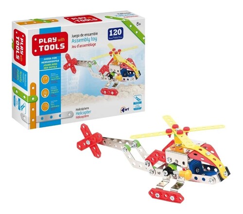 Helicoptero De Batalla Jueguete De Ensable Mecanico