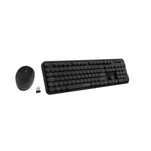 Teclado Con Mouse Inalámbricos Ergonómicos Ejecutivo Steren