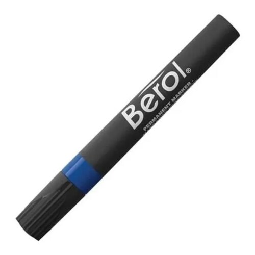 Marcador Permanente Berol Azul 12pzas