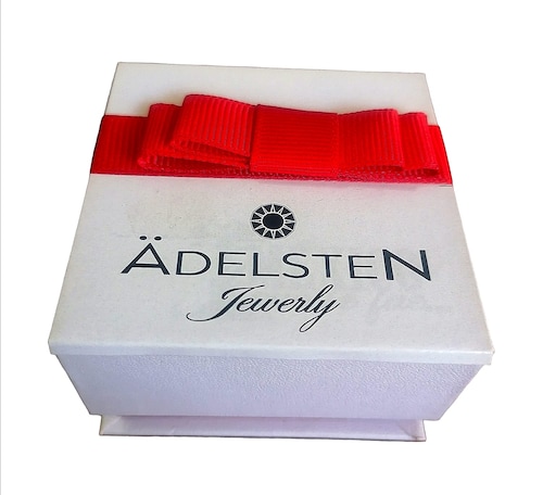 Dije Corazon Plateado ADELSTEN en Chapa de Rodio y SWAROVSKI ELEMENTS INCLUYE DE REGALO ARETES DIAMOND Y CAJA PARA REGALO