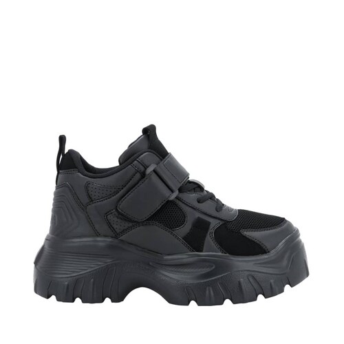 Tenis urbanos chunky color negro, marca Belinda Peregrin, mod. 1043002