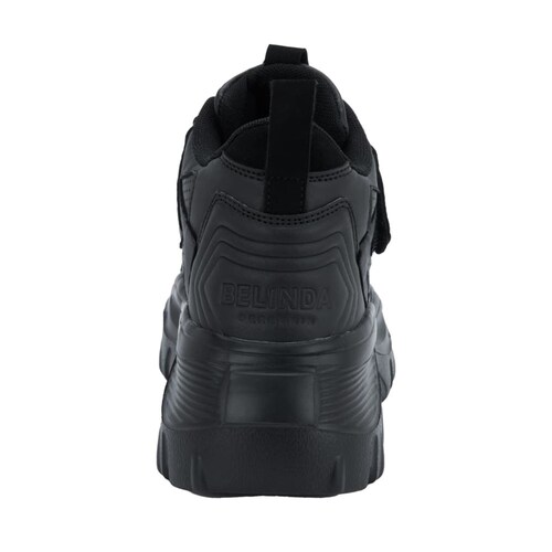 Tenis urbanos chunky color negro, marca Belinda Peregrin, mod. 1043002