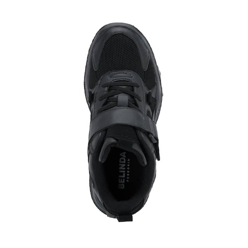 Tenis urbanos chunky color negro, marca Belinda Peregrin, mod. 1043002