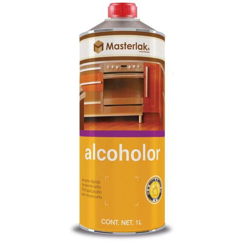 Tinta Al Alcohol Alcoholor Color Caoba Ingles 1Lt Acuario MM97910