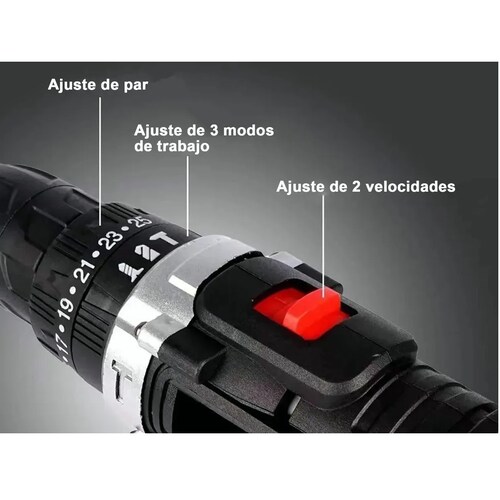 Taladro Atornillador Eléctrico Inalámbrico De Alto Impacto