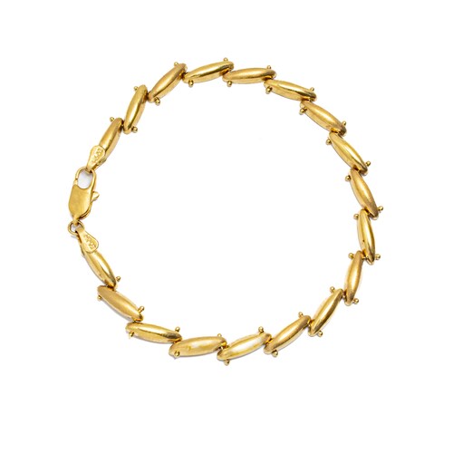 Pulso 18.5 cm x 3 mm Oro 14 Kilates.