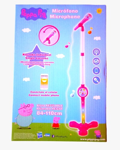 Peppa pig Microfono Karaoke Individual.