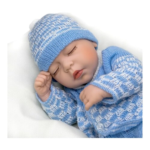 Muñeco Bebe Prematuro Dormido 35 Cm Juguete Cursos Enfermería .