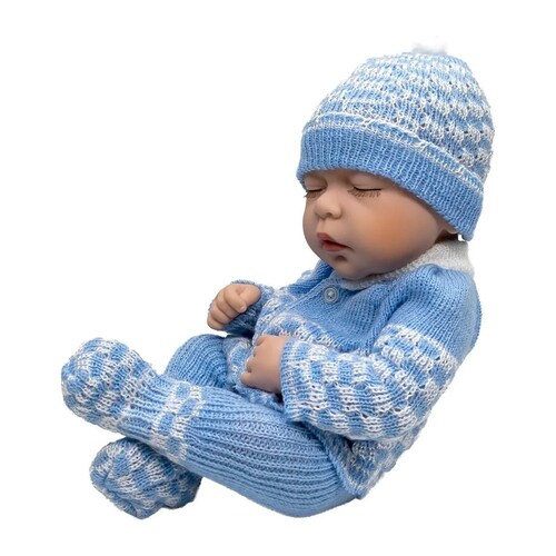 Muñeco Bebe Prematuro Dormido 35 Cm Juguete Cursos Enfermería .