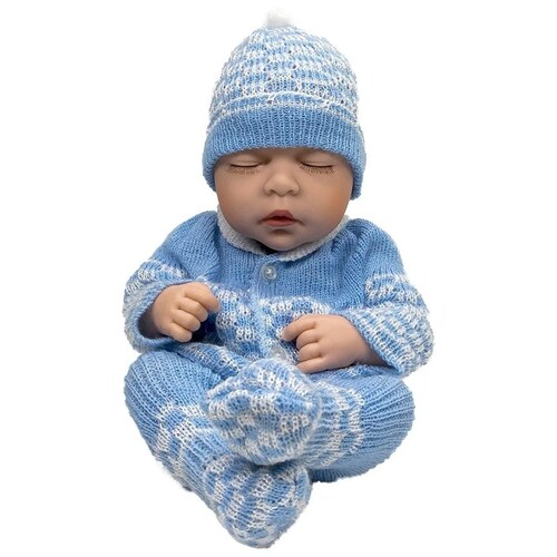 Muñeco Bebe Prematuro Dormido 35 Cm Juguete Cursos Enfermería .