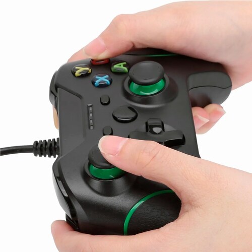 Control alambrico para Xbox One TeknoGame Negro
