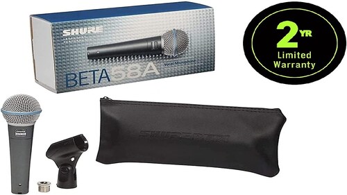 2 Griglie Di Ricambio Per Microfono Beta 58A - Compatibili Shure BETA58 SM58 - Nuove