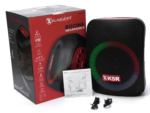 Kaiser Bocina 6.5pu Bluetooth  Ksw-5006 Recargable Usb Fm