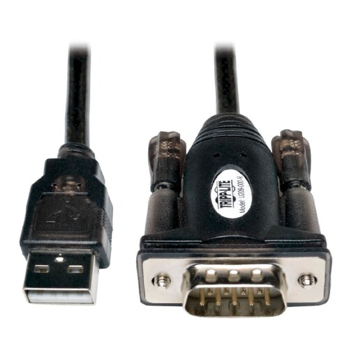 Tripplite Cable Adaptador USB a Serial USB-A a DB9 M/M, 1.52 m [5 pies] - 1.5 metros - 1 x USB Tipo A Macho