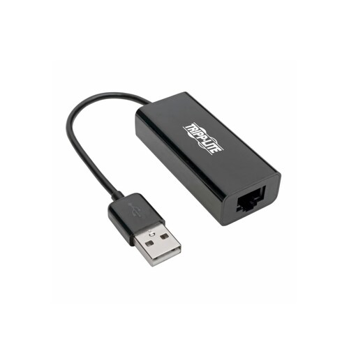 Tripplite Adaptador Tarjeta de Red NIC USB 2.0 de Alta Velocidad a RJ45 Ethernet 10/100 Mbps 
