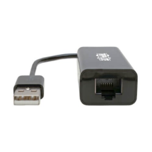 Tripplite Adaptador Tarjeta de Red NIC USB 2.0 de Alta Velocidad a RJ45 Ethernet 10/100 Mbps 
