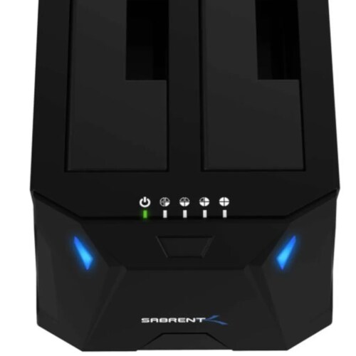 Docking SABRENT EC-HD2B 2 Bahias USB 3.0 2.5" ó 3.5" HSS Y SSD