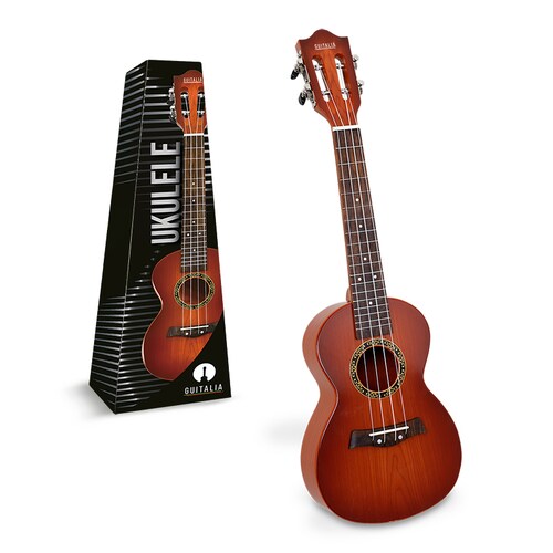Ukulele para Adultos y Niños de 24.5 pulg. con Correa Ajustable Redlemon