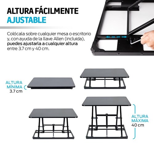 Escritorio para Computadora de Altura Elevable Redlemon