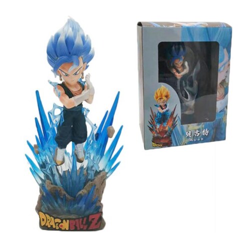 Juguete Muñeco Figura Vegetto Vegito 16 cm SSJ Blue Colección Dragon Ball Super