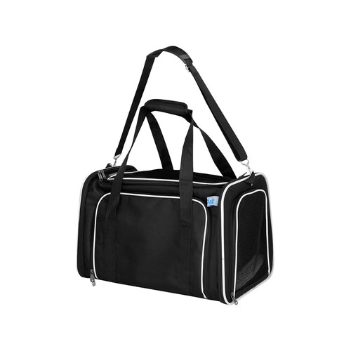 Transportadora Maleta y/o Mochila para Mascotas Pet Boutique Plegable, Expandible y con Ventilación, ideal para viajes en avión, coche o paseos