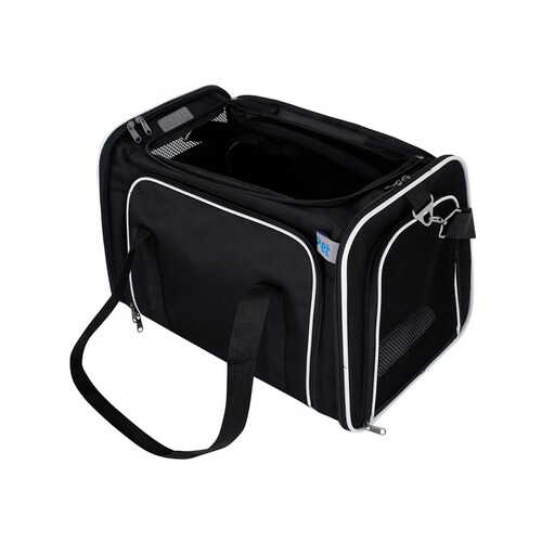 Transportadora Maleta y/o Mochila para Mascotas Pet Boutique Plegable, Expandible y con Ventilación, ideal para viajes en avión, coche o paseos