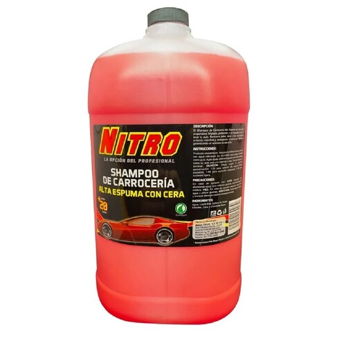 Nitro Shampoo De Carrocería Alta Espuma Y Cera De 4 L