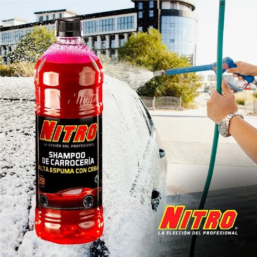Nitro Shampoo De Carrocería Alta Espuma Y Cera De 4 L