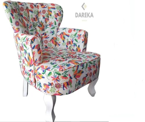 Sillón Capitone Individual Retro Vintage 100% Artesanal Madera Pino Artesanía Nacional.