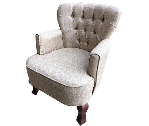 Sillón Capitone Individual Retro Vintage 100% Artesanal Madera Pino Artesanía Nacional.