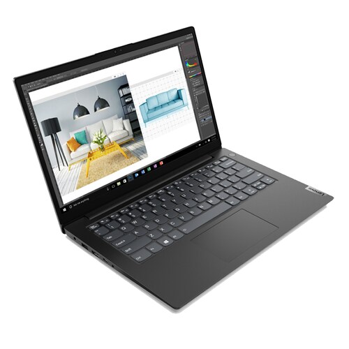 Laptop Lenovo V14 G2 IJL Celeron N4500 Ram 8GB- 500 GB + SSD 128GB Windows 11 - Negro
