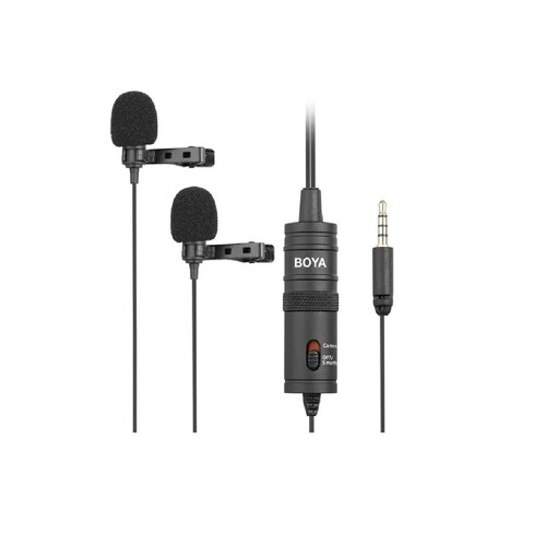 Micrófonos Boya BY-M1DM condensador omnidireccional 